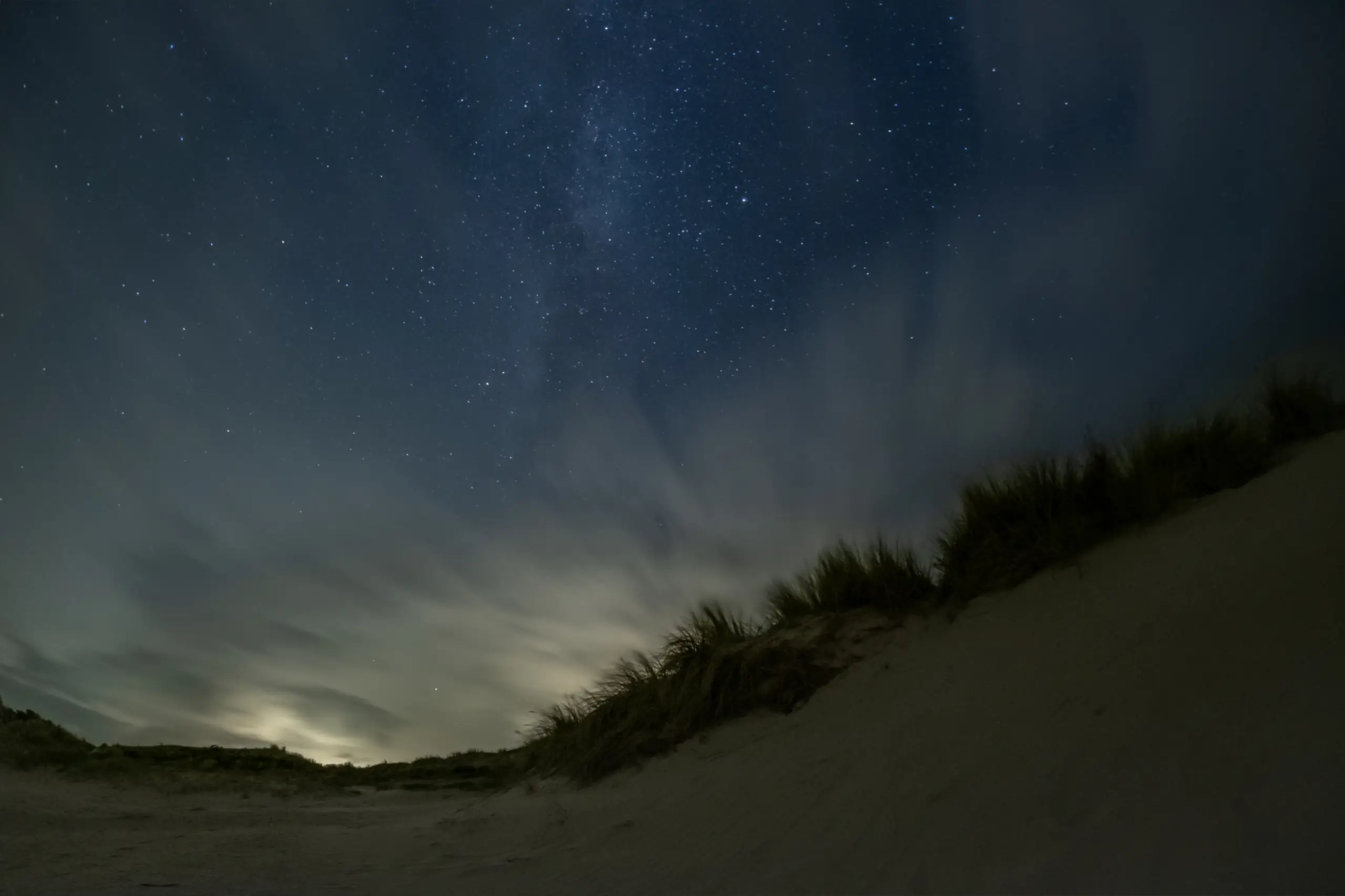 Sterrenhemel op het strand
