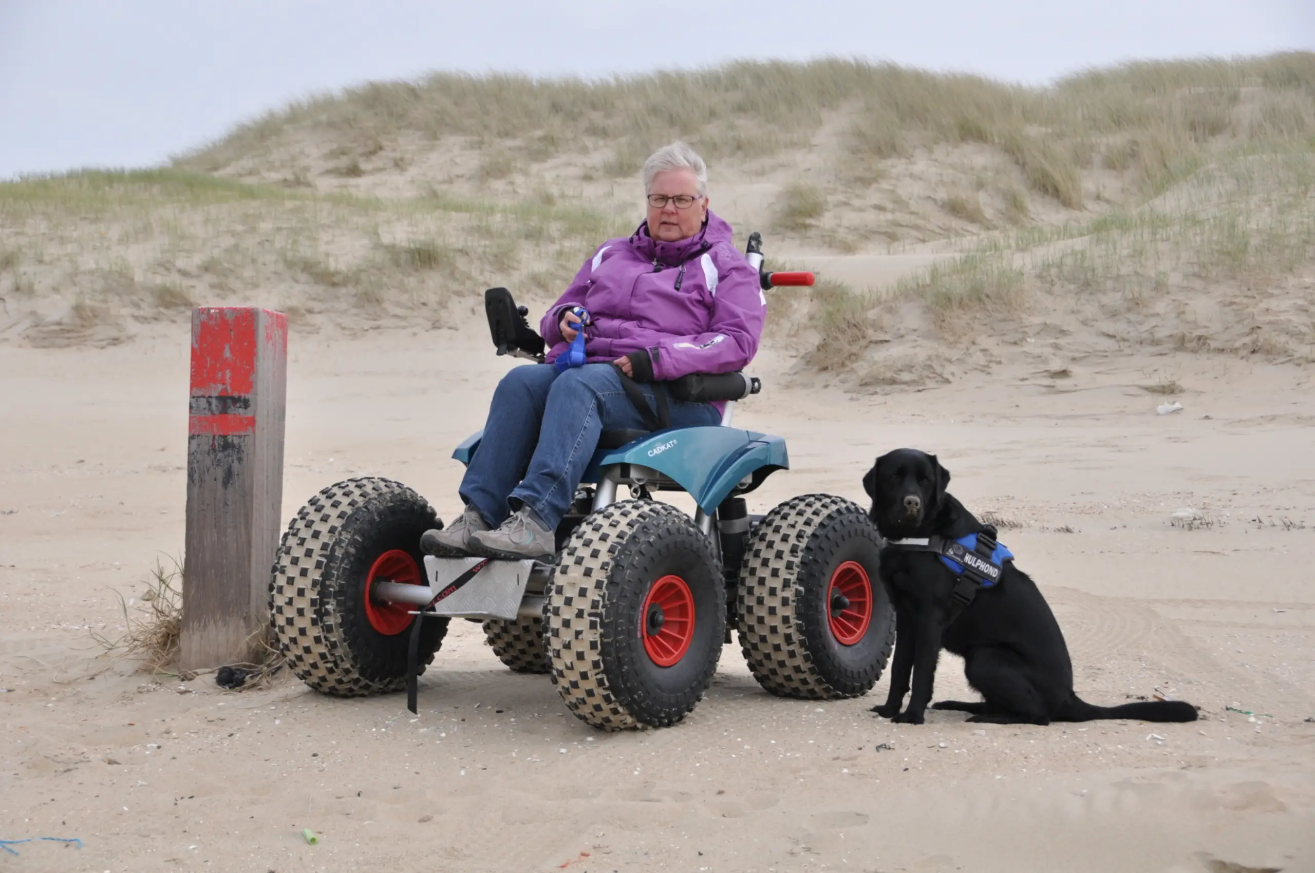 Met de Cadweazle op het strand