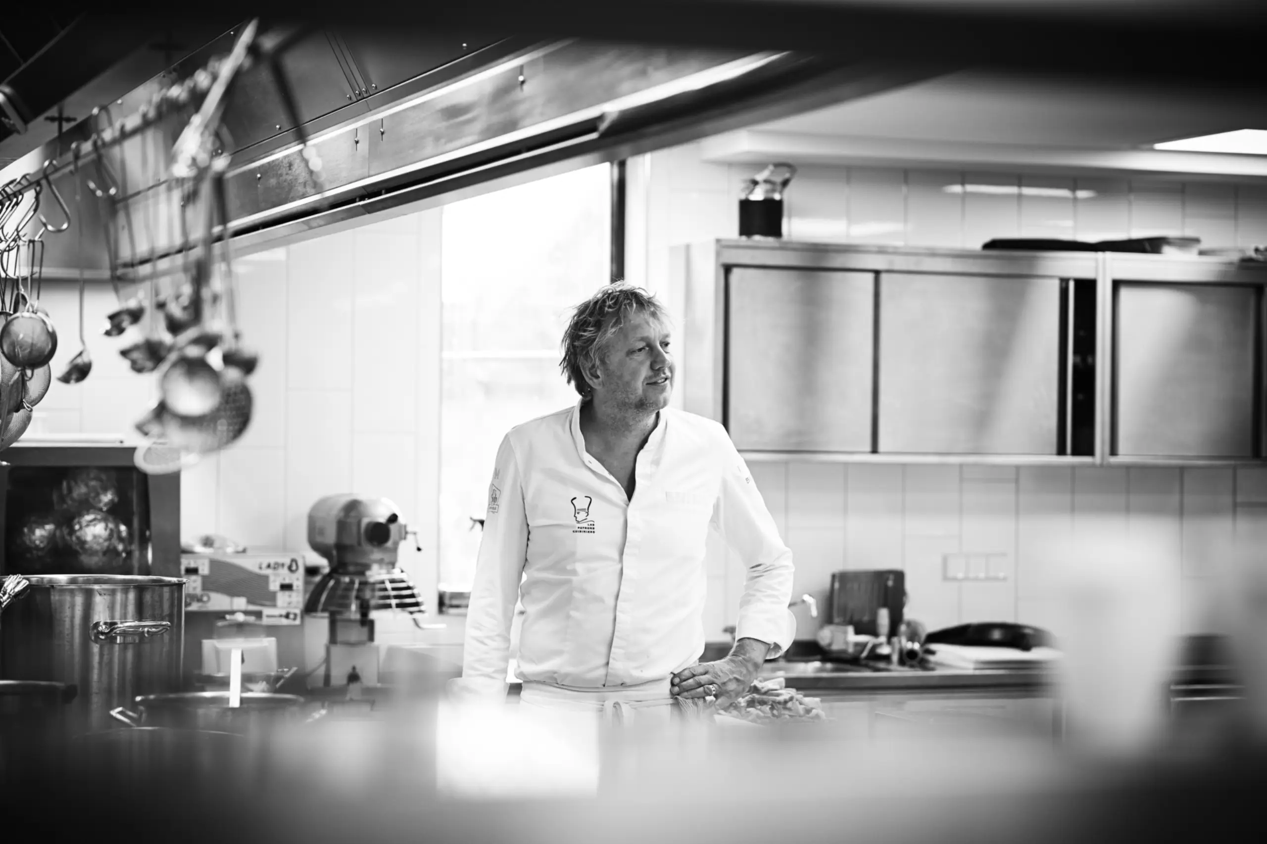 Jef Schuur in de keuken