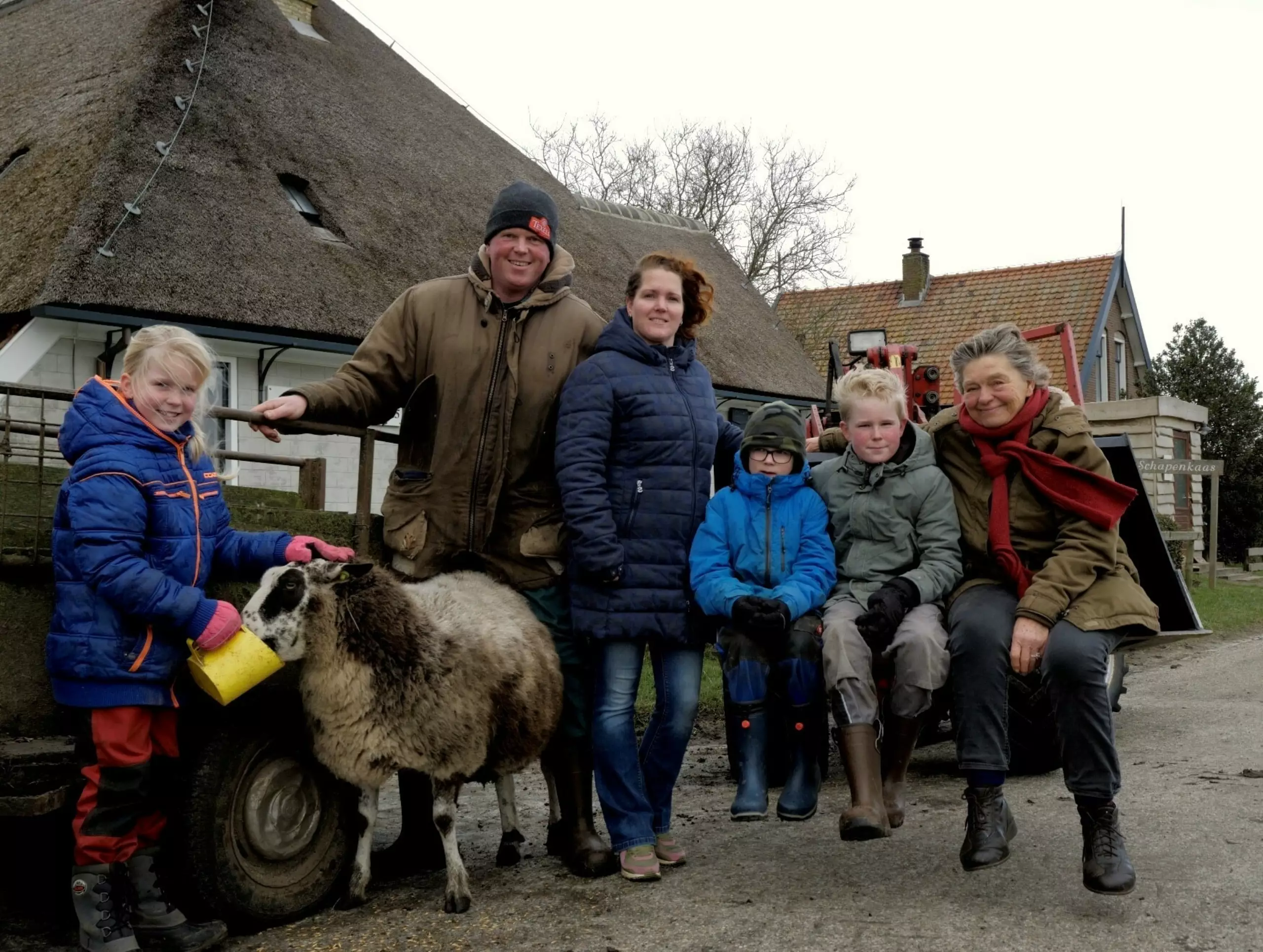Familie Bakker van De Waddel