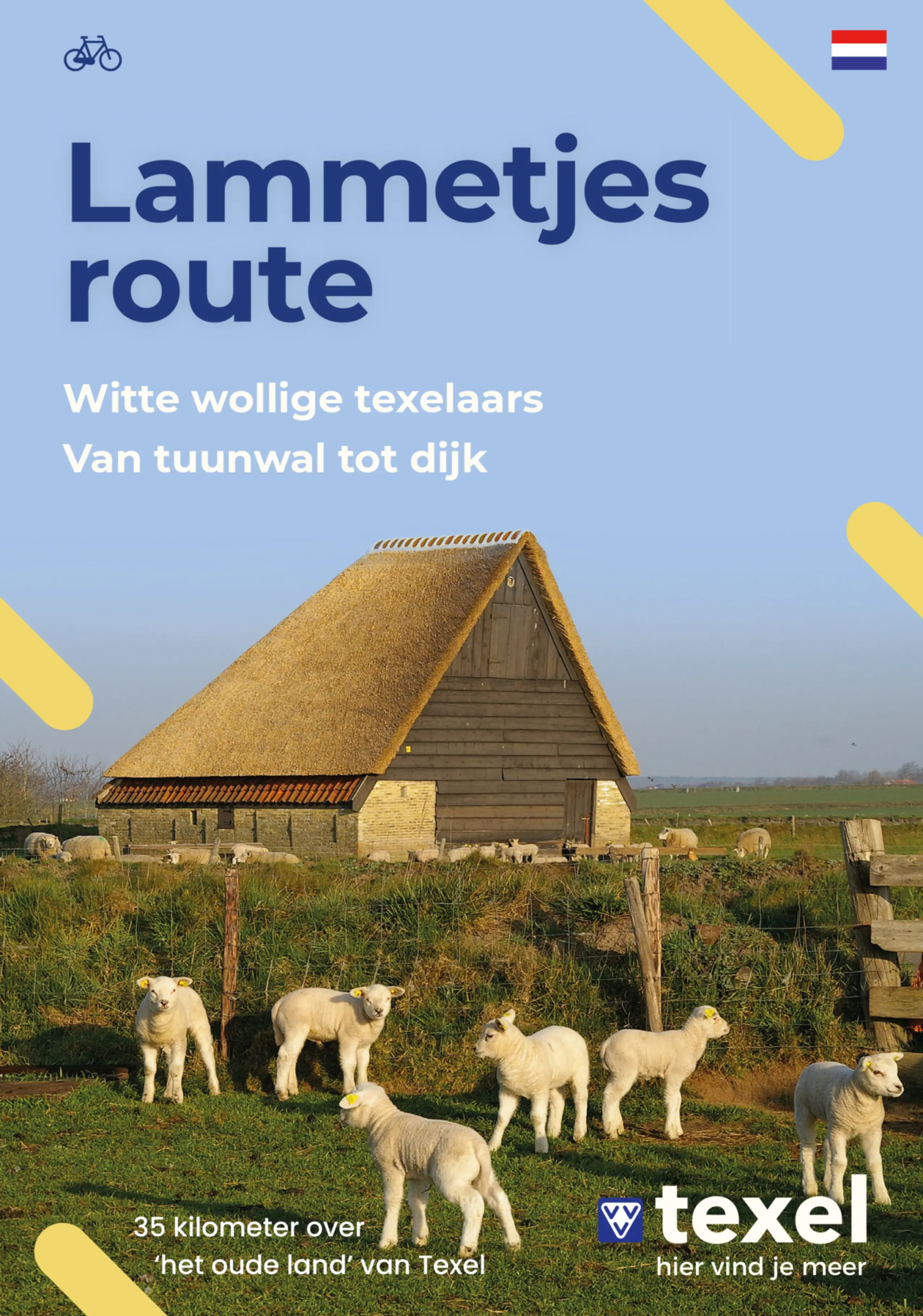 Lammetjesroute voorkant boekje