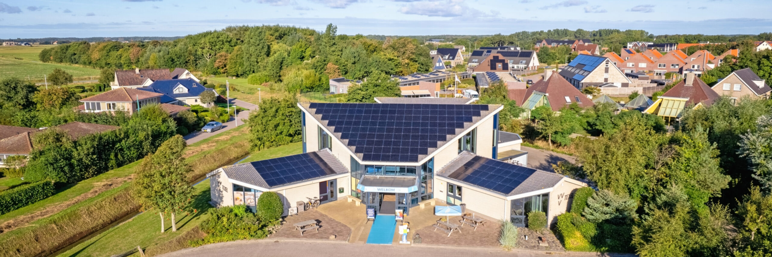 Drone foto VVV Texel