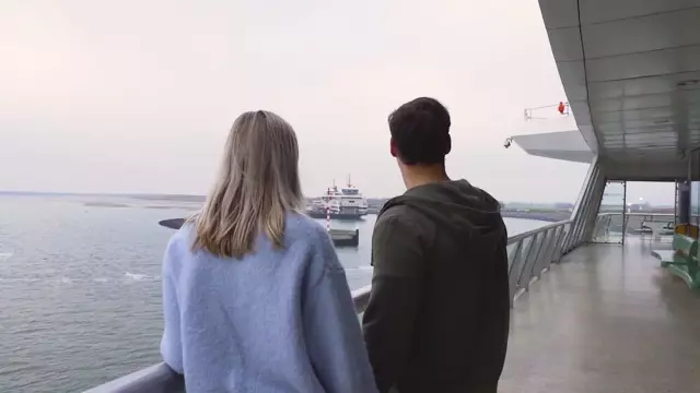 Stel op de boot VVV Texel