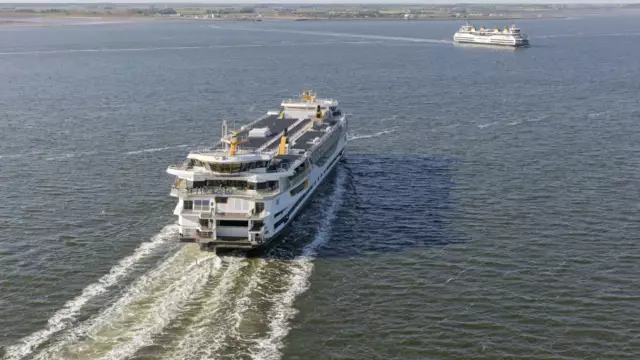 Veerboot onderweg naar Texel VVV Texel