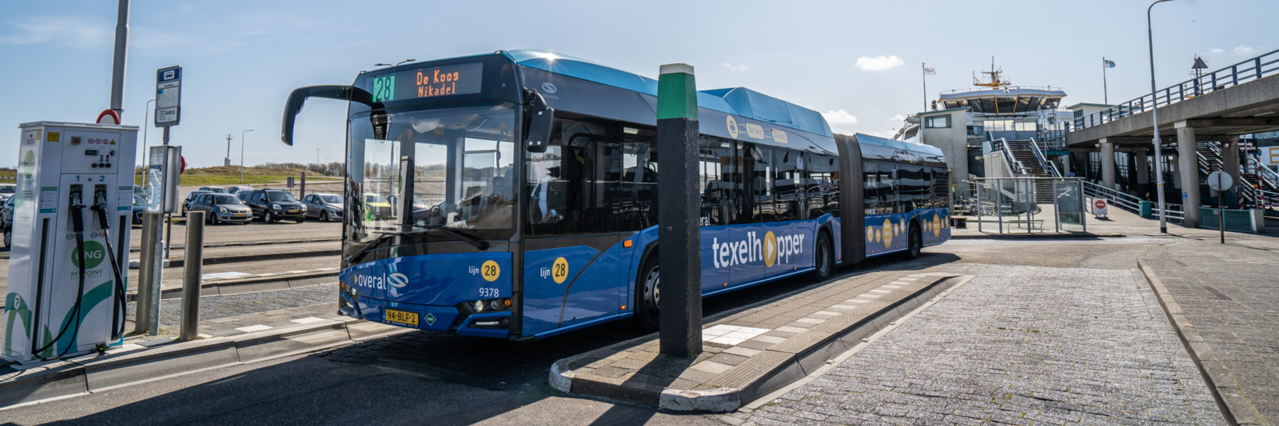 Busstation bij de boot op Texel VVV Texel 6