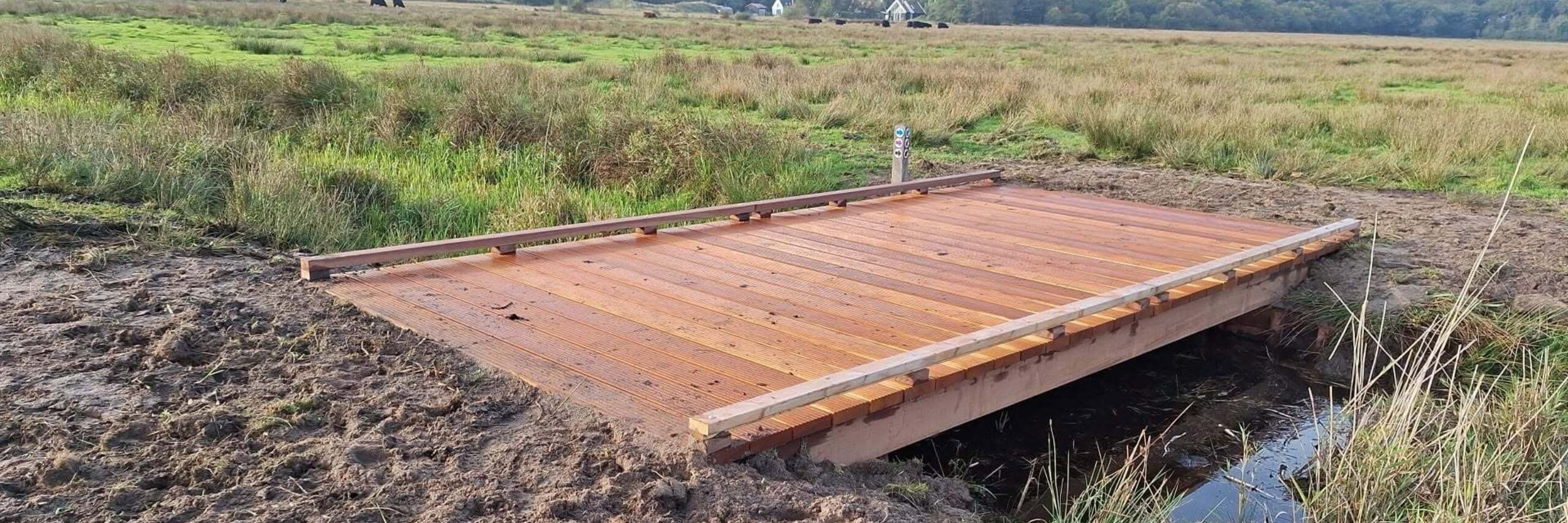 Nieuw bruggetje Ploegelanden