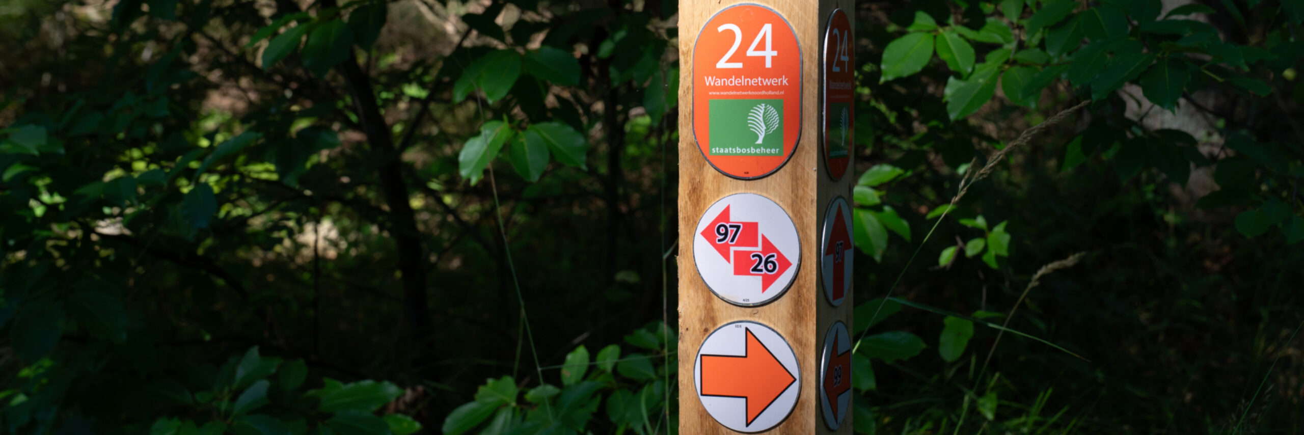 Nieuw paaltje Wandelnetwerk VVV03425