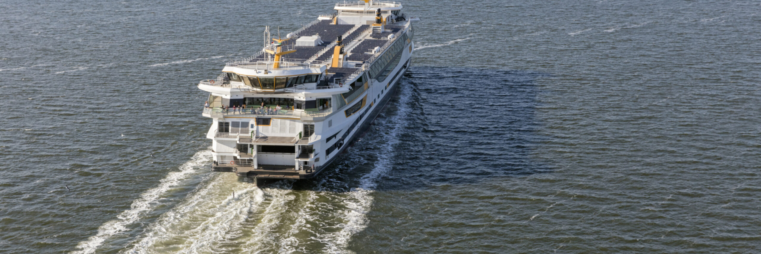 Veerboot onderweg naar Texel