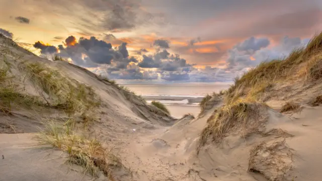 Duin zonsondergang Shutterstock