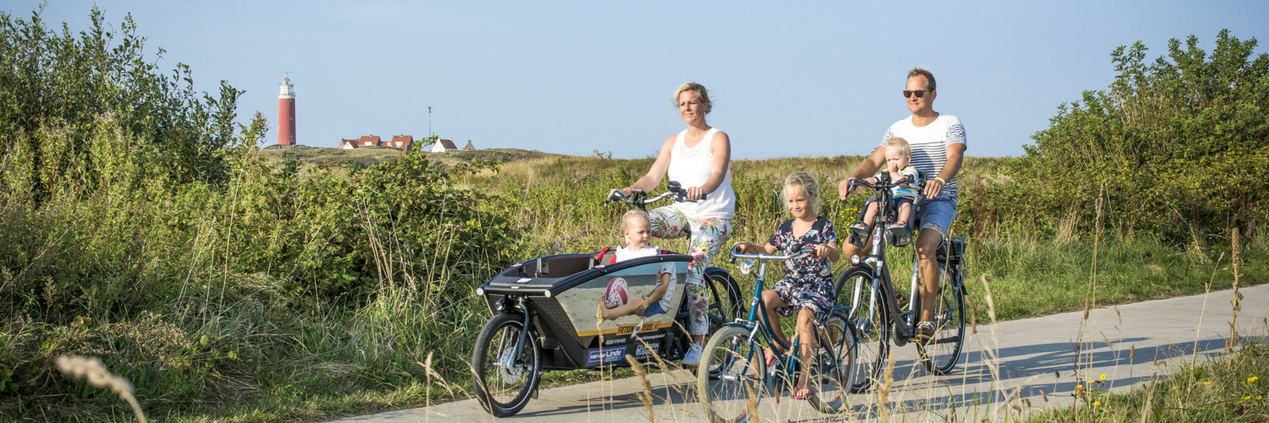 Bakfiets op Texel