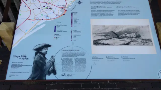 Infoschild Route Vom Hoge Berg zum Hafen Foto Daphna Lavy