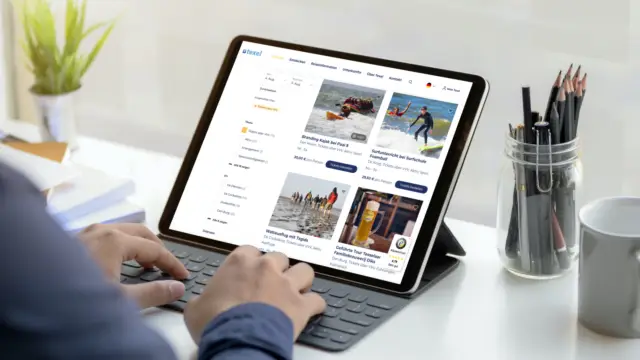 Im Ticketshop findet man eine Vielzahl von Aktivitaten Bild