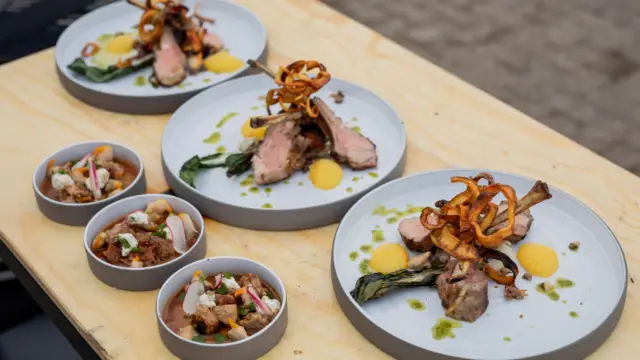 Gerecht met lamsvang VVV Texel